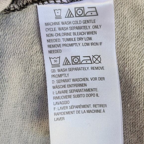 LOGO Lori Goldstein Top SZ XL Green Fairy Asymmetrical Artsy Mature 3/4 Sleeves - Picture 7 of 8